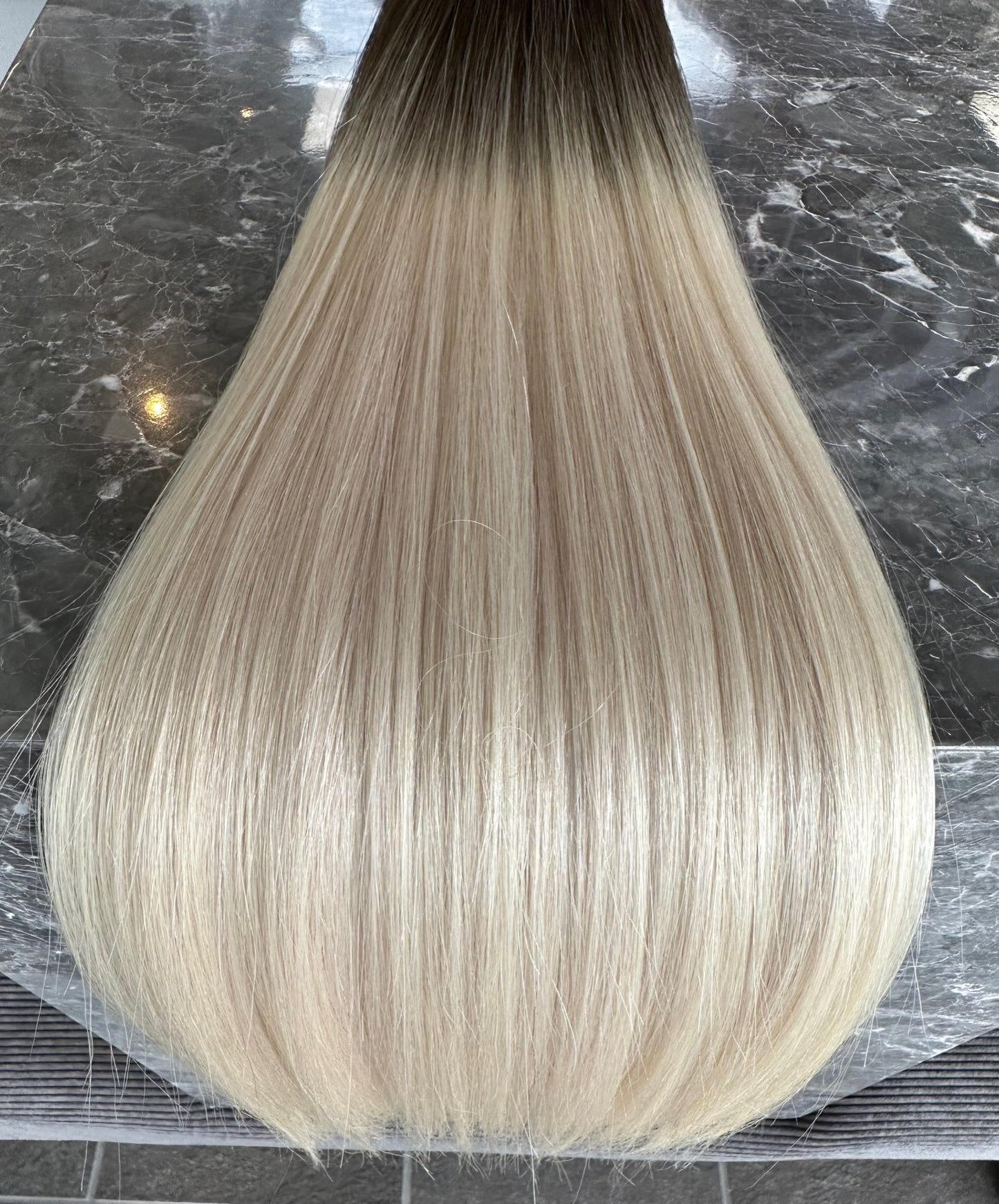 Genius trense. 50 gram. Root fade Farve T6/60A.